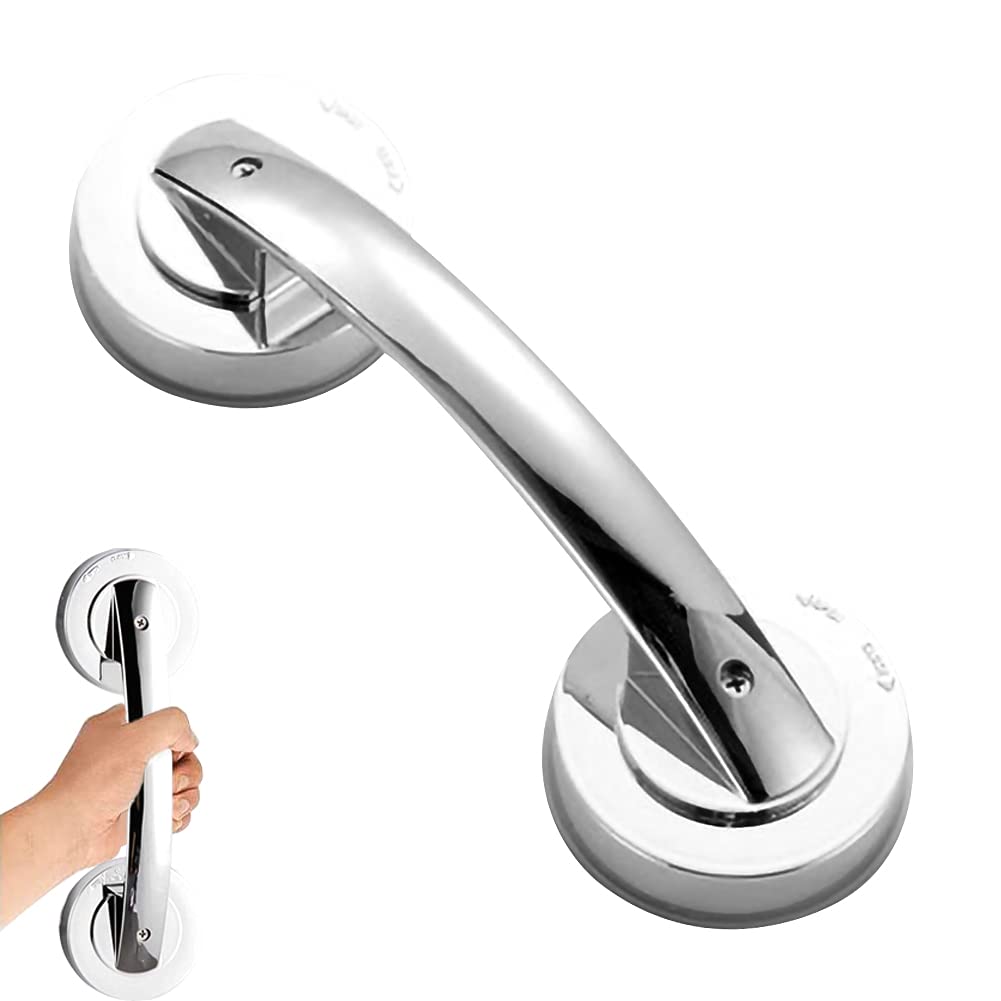 PHIEZC Suction cup handles, non-slip handrails, bath handles, safety handles, handrail showers without perforation, non-slip bathroom handles for seniors and children