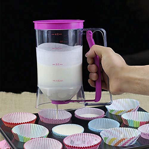 LokiLux Pancake Muffin Cupcake Batter Dispenser Baking Tool Cupcake