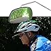 Bike Eye Glasses Rearview Mirror, 1Pcs Lightweight Biking Winter Mirrors Clear Mountain Bicycle Helmet Rear Mirrors for Cycling, Hiking, Bike Accessories, Black and Silver