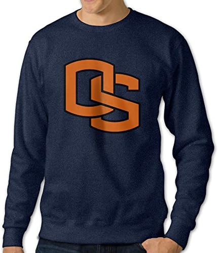 JJVAT Men's Oregon State Text Logo Crew-Neck Sweatshirt Size M