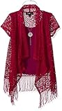 A. Byer Juniors Short Sleeved 2 Fer Top