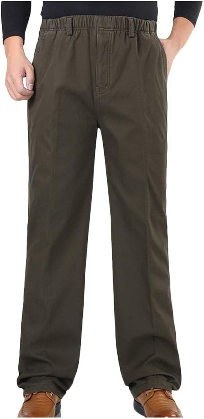men's relaxed fit dress pants