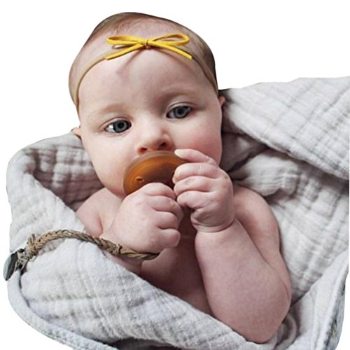 Pacifier Clip - Franterd Unique Baby Pacifier Teething Toy Holder - Baby Chain - Dummy Nipple Braided Belt Pacifier Holder Clips + Headbands Set (N)