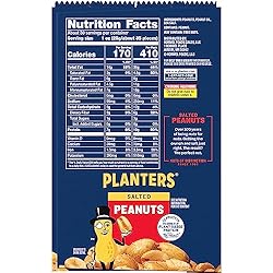 PLANTERS Salted Peanuts, 2.5 Ounce