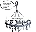 Klager's Foldable 16 Peg Clip and Drip Drying Rack Great for Travel or College (1)