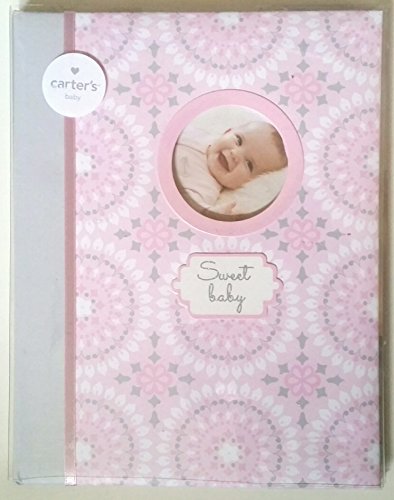 Carter's Sweet Baby Girl's Pink & Grey First Five Years Baby Book
