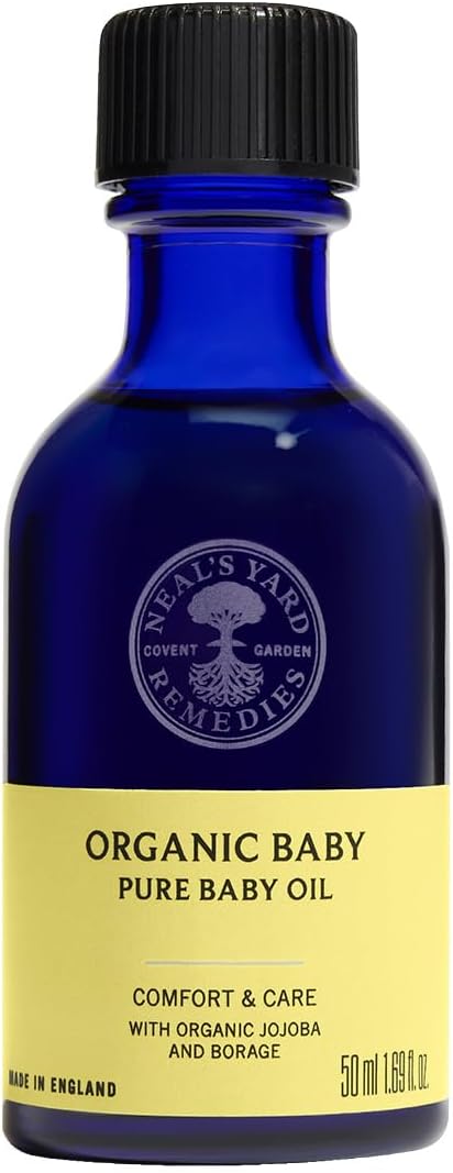 Neal's Yard Remedies Organic Baby Oil 50ml Gently Nurtures & Softens