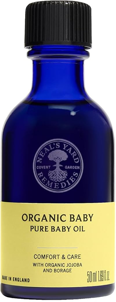 Neal's Yard Remedies Organic Baby Oil 50ml Gently Nurtures & Softens