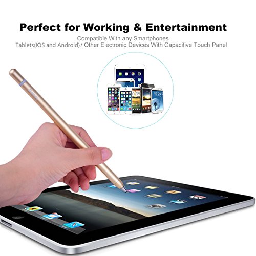 Stylus Pen, Rainco Active Fine Point capacitive Pen for Smartphone
