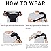 Vitoki Shoulder Brace Adjustable Rotator Cuff Support for Men or Women Breathable Neoprene Compression Sleeve Wrap Left or Right Shoulder Large