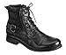 ARIDER BULL-01 Mens Ankle Combat Army Low-Top Causal Boots- Black