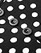 BAISHENGGT Sleeveless Tunic, Womens Layered Scoop Neck Flare Hem Soft Pleat Back Blouse Loose Leggings Tank Tops Polka Dots XXL