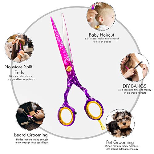 Hairdressing Scissors Hair Cutting Scissor Barber Scissors for Hair Cutting Tool Salon Shears Salon, Barbers Men, Women