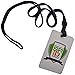 Black Breakaway Lanyard with No Twist Plastic Hook by Specialist ID (1 Pack)