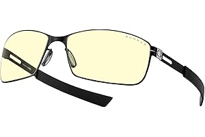Gunnar Optiks VAY-00101 Vayper Full Rim Advanced Video Gaming Glasses with Headset Compatibility and Amber Lens Tint, Onyx Fr