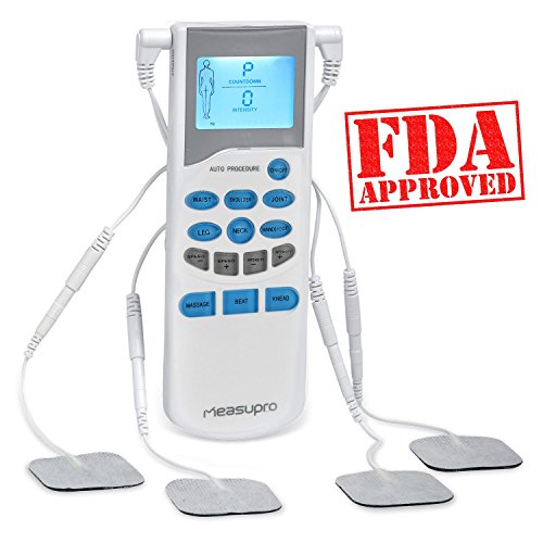 MeasuPro Portable TENS Unit Machine, Electro Therapy Massage, Handheld
