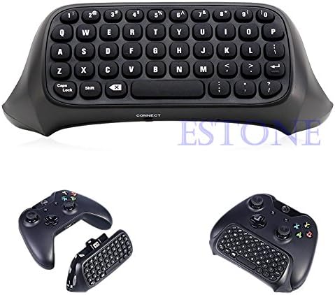 Aawsome Portable USB 2.4G Wireless Chatpad Message Keyboard Fr Xbox One Controller Black