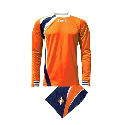 title=Kit Zeus Spagna Rosso-Blu-Gold Completino Completo Calcio Uomo Donna Calcetto
