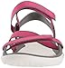 Crocs Women's Swiftwater Webbing Sandal W Sport, paradise pink/smoke, 9 M US