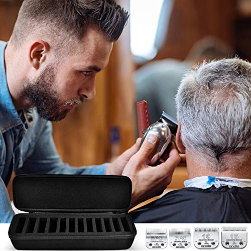 Grooming Clipper Blade Case, 12 Slots Storage Holder Organizer