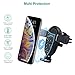 CHOETECH Wireless Car Charger, 7.5W/10W Fast Charging Qi Automatic Air Vent Mount Phone Holder Compatible iPhone Xs Max/XS/XR/X/8/8 Plus, Samsung Galaxy S10e/S10/S10 Plus/S9/S9+/Note 9/Note 8