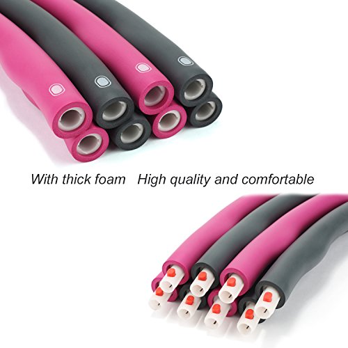 image for HANKEY Fitness Splicing Hula Hoop,8 Section Detachable Design,2.4 Poun