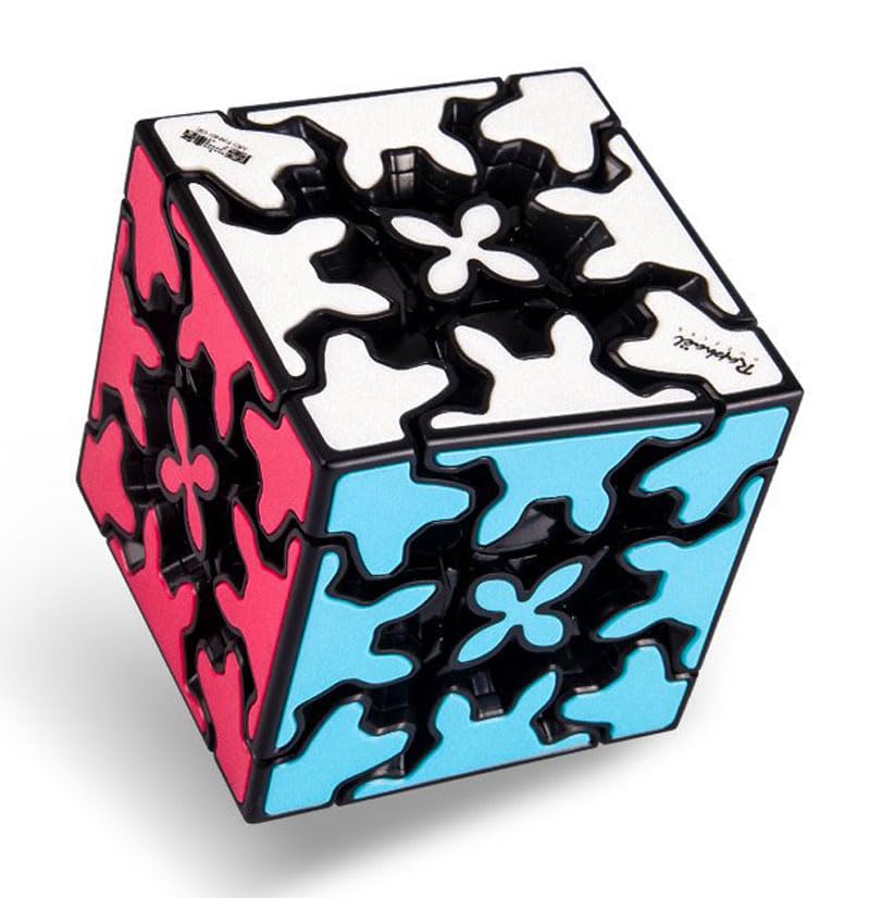 Logica Puzzles - Gear Magic Cube 3x3 (Colour Box) - For Beginners - Puzzle Challenge - Smooth Rotation - Collectible Cube