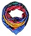 corciova 2 Pcs 35 x 35 Square Curly Hair Scarf for Black Women Silk Headband Tie Sleeping at Night Fashion Bandanas Headscarf
