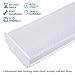 LEONLITE 4ft LED Wraparound Flush Mount Ceiling Light, 40W (100W Eqv.), Ultra Bright 4400lm, 6000K Pure White, for Garages, Laundry Rooms, Hallways, Offices, Workbenches, Pack of 4