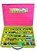 Lego-Compatible Organizer Case with Building Plate(Yellow)- Fun for Life is Pefect Lego Compatible Storage Case Fits up to Approx 1000 Lego Parts