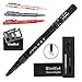 BellFyd Tactical EDC Metal Pen with Glass Breaker - Personal Protection Multitool Pack - New Gifts For Outdoors Travelers Guys - Rugged Survival Pens Black For Men - Multi Tool Set with Ball Point Pen