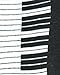Foot Traffic Music Themed Socks for Men (Piano)