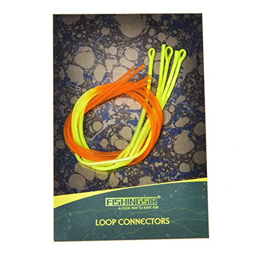 FishingSir Fly Fishing Braided Tippet Leader Loop Connectors for Fly