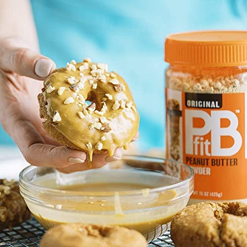 BETTERBODY FOODS PBFIT- ALL-NATURAL PEANUT BUTTER POWDER 15 OZ, PEANUT BUTTER POWDER FROM REAL ROASTED PRESSED PEANUTS, LOW IN FAT HIGH IN PROTEIN, NATURAL INGREDIENTS