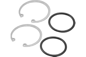 BOV Flange Adapter C-Clip and O-Ring Replacement Kit, Compatible with HKS Blow Off Valve, Performance BOV Seal Ring with Back