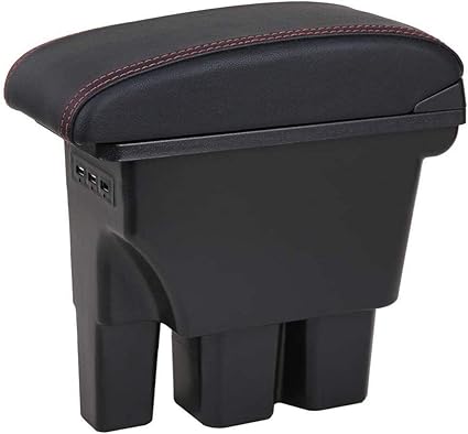 HZHAOWEI Auto verstauen Aufräumen Armlehnenbox Doppelschicht Konsole