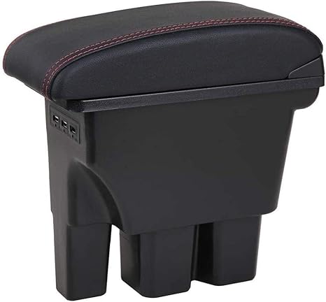 HZHAOWEI Auto verstauen Aufräumen Armlehnenbox Doppelschicht Konsole