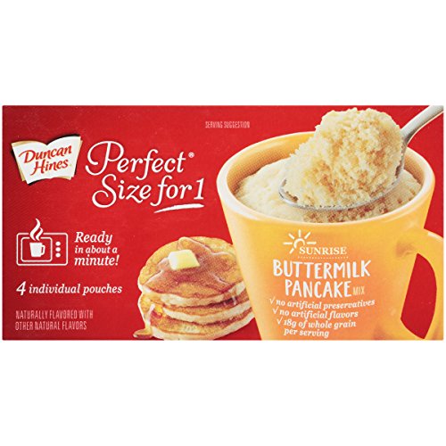 Duncan Hines Perfect Size for 1 Breakfast Muffin & Cake Mix, Ready in