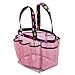 Topfox 8-Pocket Bath Organizer Bag, Pink