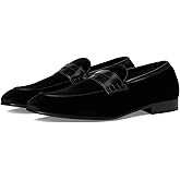 Steve Madden Mens Santee Dress Loafer, Black Velvet, 10