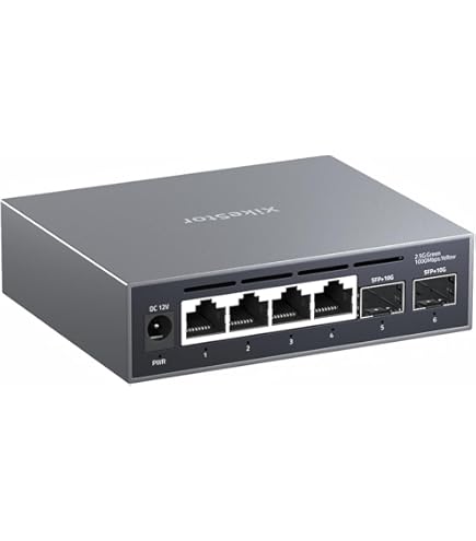 Amazon.com: XikeStor 9-Port 2.5G Web Managed Ethernet Switch