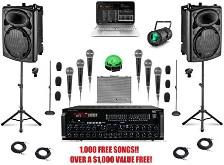 Complete Bluetooth Laptop Karaoke System Professional Computer for Karaoke &amp; DJ Equipment
