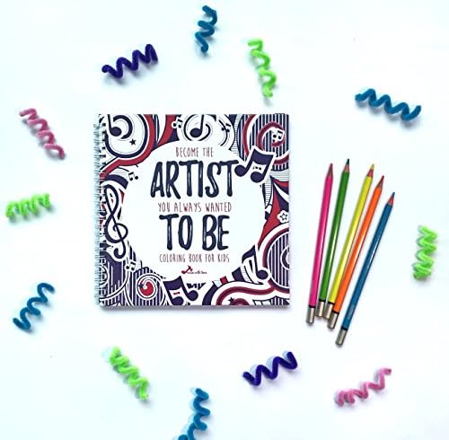 Made With Tone, Mandala Coloring Book for Kids, a Book with Music Inspired Pages for Boys and Girls, Musical Sheets for Paint! Red Cover!