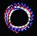 Green LongLife 18-Feet Red, White, and Blue Decorative Extendable LED Rope Light RV July 4th Memorial Day Patriotic Lights (1 Pack)