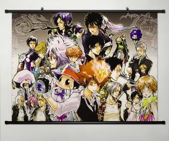Wall Scroll Poster Fabric Printing For Anime Katekyo Hitman Reborn! Key roles