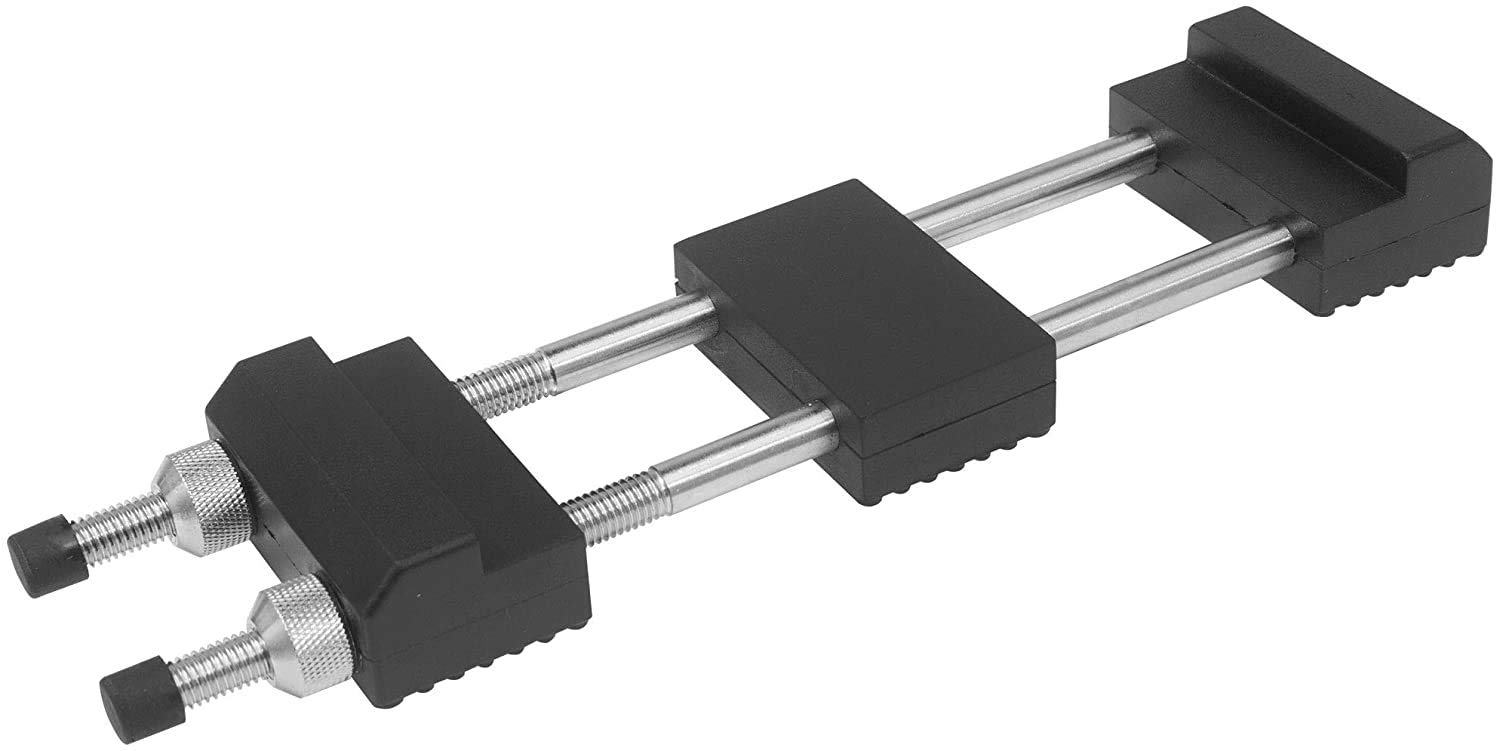 ANCLLO Whetstone Sharpening Stone Holder Sink Bridge with Anti Slip Rubber Material, Adjustable from 5-1/2 to 9 Inch Works with Water Diamond Oil Stones