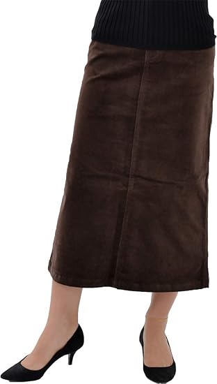 Amazon Endless Peace メイドインジャパン コーデュロイ ロングスカート 暖かボトムス ストレッチ スカート 通販