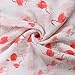Boy and Girl 100% Cotton Swaddle Blanket, Cute Baby Bamboo Muslin Blankets for Large Size 47 x 47 inches (Flamingo)
