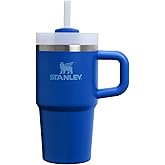 STANLEY Quencher H2.0 Tumbler with Handle and Straw 20 oz | Flowstate 3-Position Lid | Cup Holder Compatible for Travel | Insulated Stainless Steel Cup | BPA-Free | Cobalt
