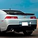 IKON MOTORSPORTS, Trunk Spoiler Compatible with 2014-2015 Camaro, Factory Style Low Blade Painted Black #WA8555 ABS Exterior Trunk Rear Wing Tail Roof Top Lid